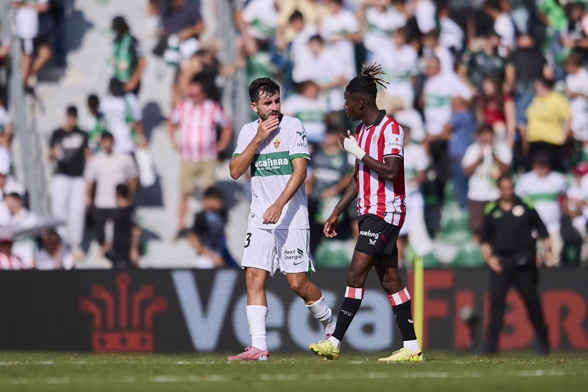 El Elche concede oportunidades al Athletic, mientras que el Rayo vence con amplia ventaja al Levante.