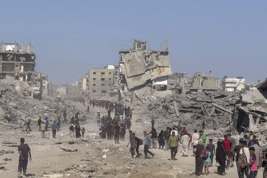 Se conmemora el primer día del cese al fuego en Gaza, marcado por una noche "tranquila".