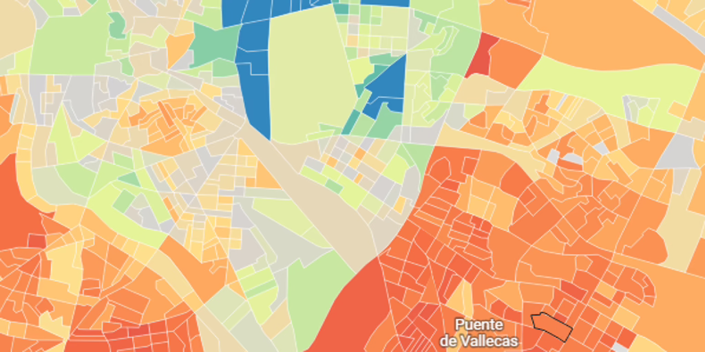 No se encuentra ni en Vallecas ni en Carabanchel y presenta una diferencia de casi 40.000 euros con respecto a los inmuebles a su alrededor.