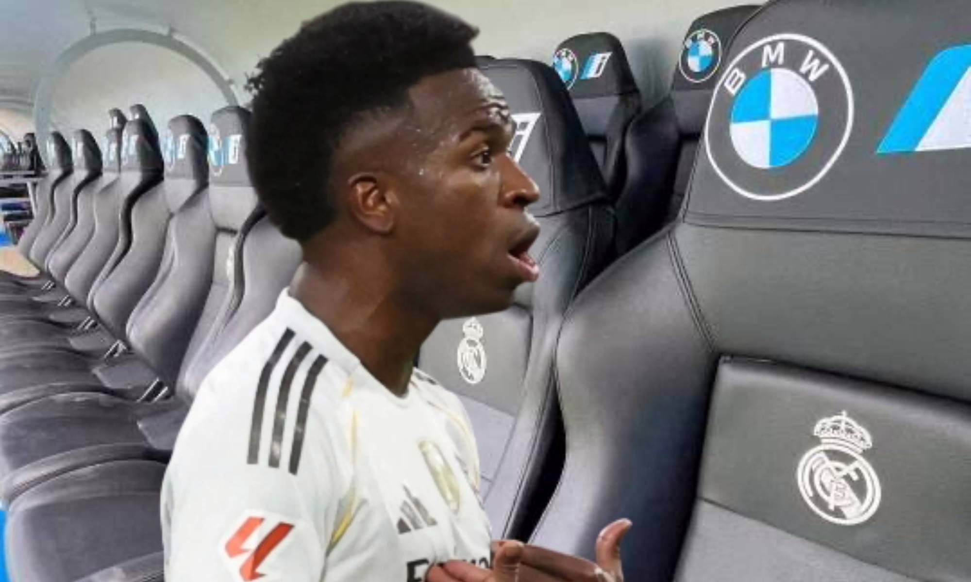 Vinicius podría estar en el banquillo contra el Valencia, y no es por sanción.