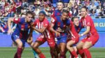 El Atlético de Madrid y el Barcelona se enfrentan en un partido de Liga F