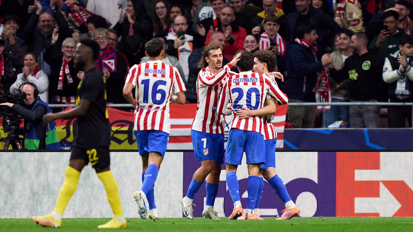 El calendario de los próximos cinco partidos del Atlético de Madrid después de su victoria 3-1 contra el Union Saint-Gilloise.