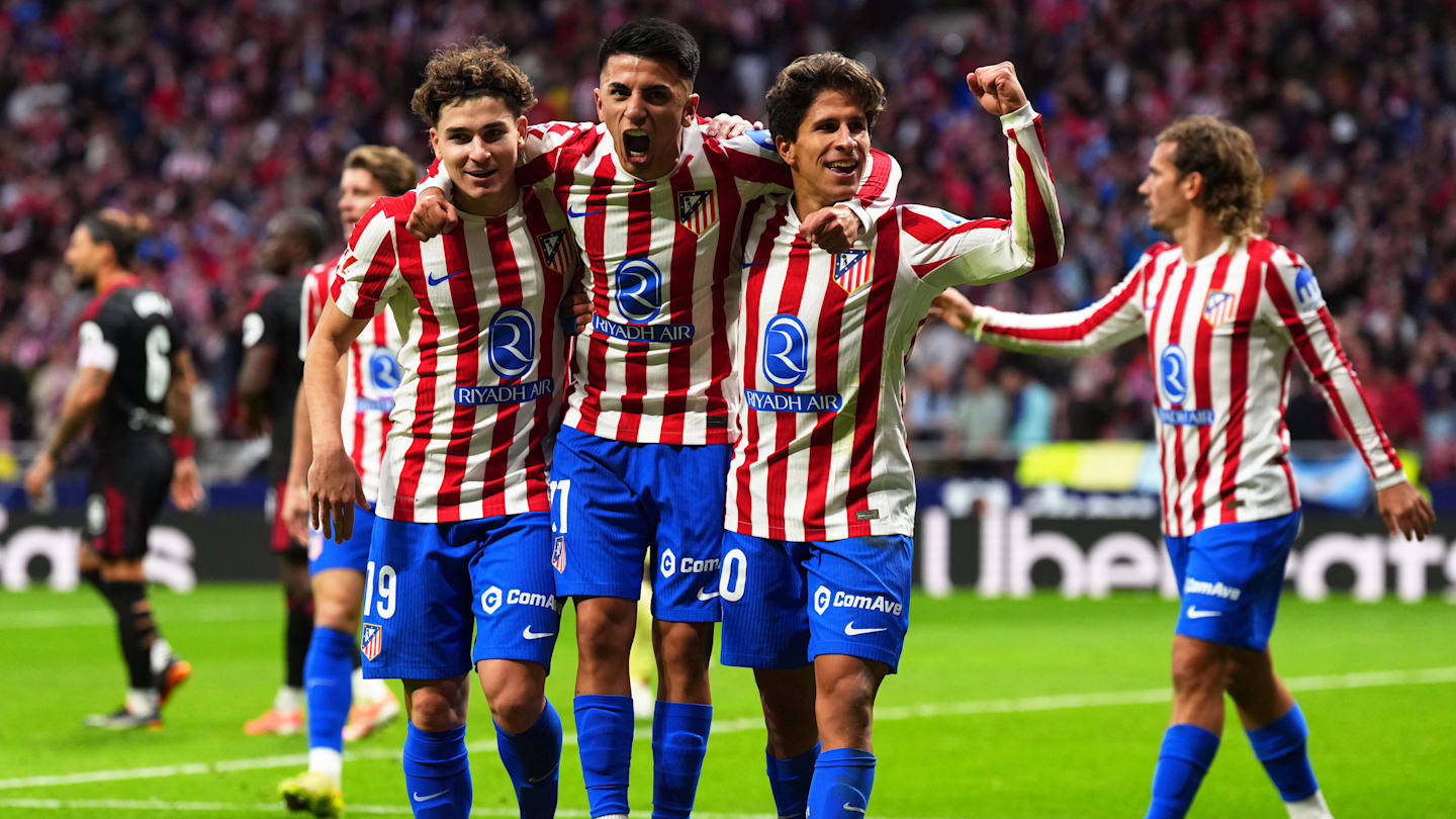 La probable formación inicial del Atlético de Madrid para su partido contra el Levante.