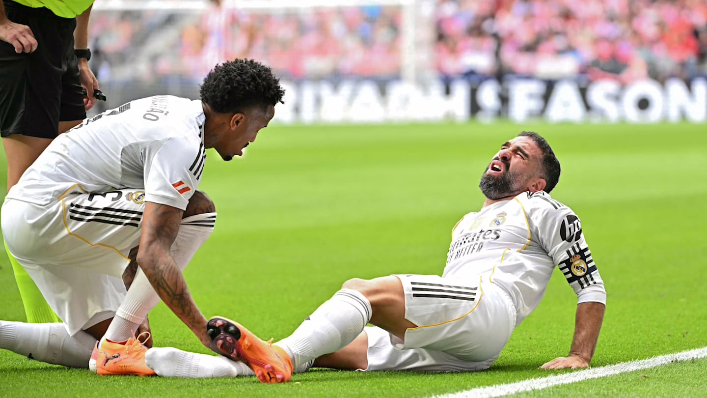 Jugadores lesionados y sancionados del Real Madrid para el partido contra el Rayo Vallecano.