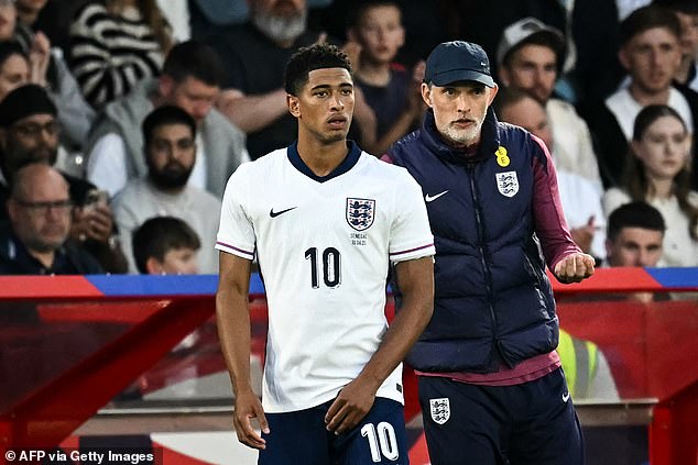 Thomas Tuchel omitió a Bellingham de sus recientes equipos de clasificación para el Mundial de Inglaterra