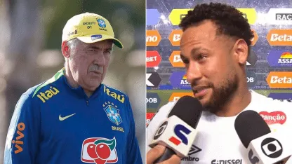 Ancelotti cruzó a Neymar tras dejarle nuevamente afuera de la Selección de Brasil Ancelotti cruzó a Neymar tras dejarle nuevamente afuera de la Selección de Brasil
