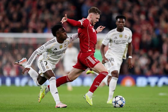 Imagen del artículo:Liverpool defender fires cheeky Vinicius reference after Bradley’s Real Madrid display