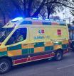 Ambulancia del SUMMA 112 de la Comunidad de Madrid en Leganés