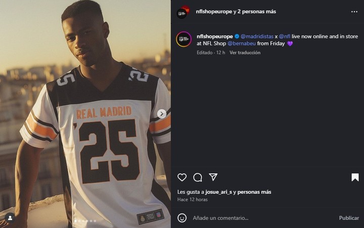 La colaboración de la NFL con el Real Madrid.