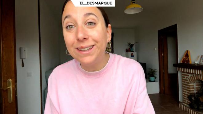 Lucía (@lucialovesromeo) en la entrevista en ElDesmarque Stream.