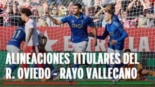 Alineaciones Real Oviedo - Rayo Vallecano: Alineación probable de Real Oviedo y Rayo Vallecano en la jornada 13 de LaLiga