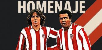 Leivinha y Pereira serán homenajeados por la Unión de Peñas del Atlético de Madrid.