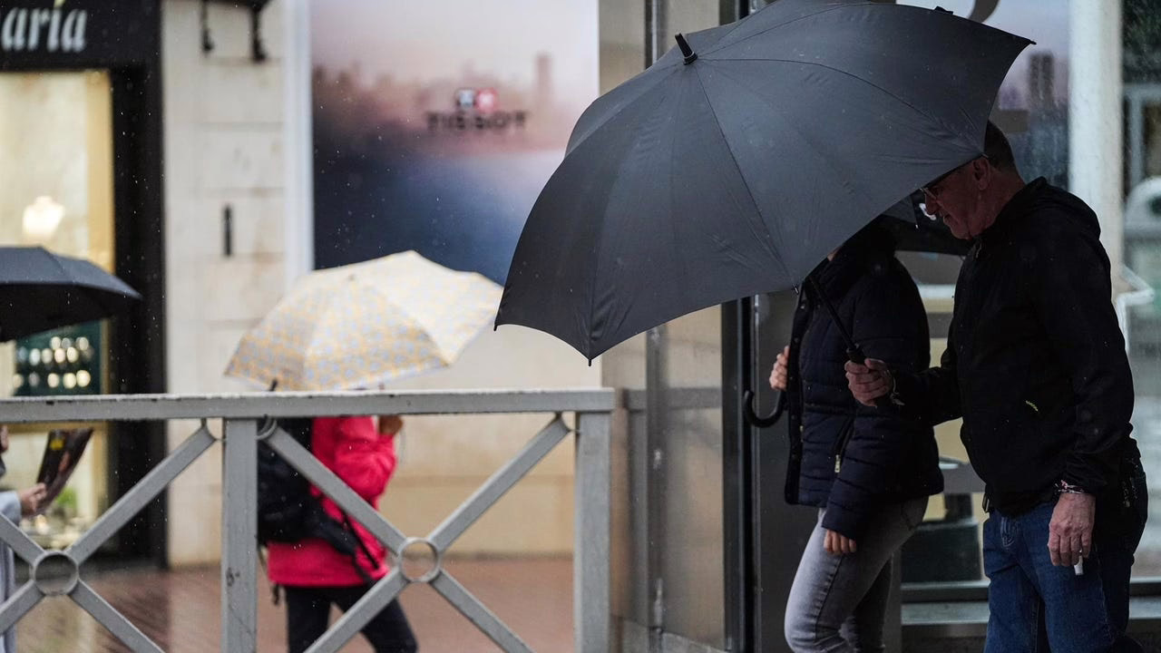 Despedida de noviembre en Madrid con lluvias este domingo