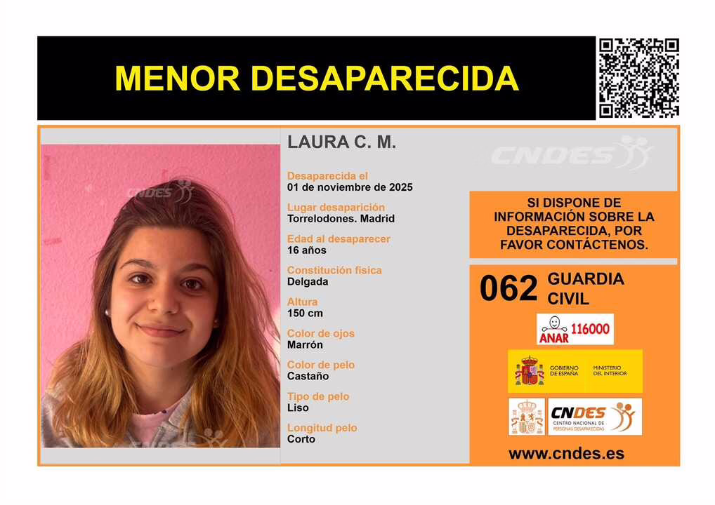 Investigan la desaparición de una niña en Torrelodones.