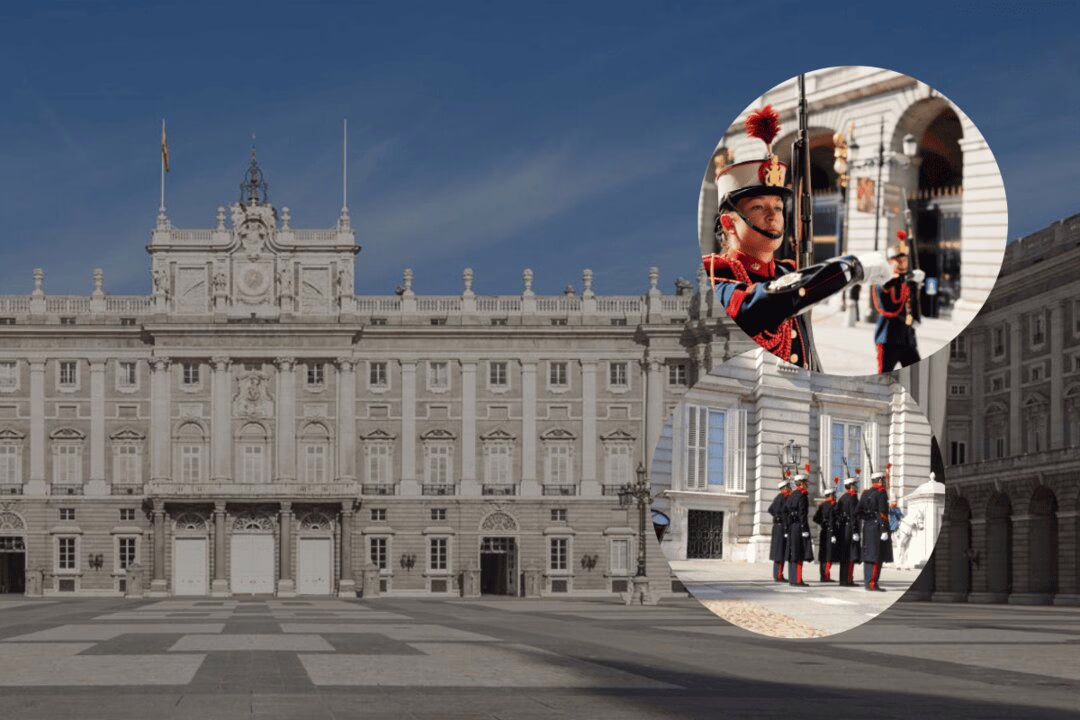 Ceremonia de Cambio de Guardia y Relevo Oficial en el Palacio Real.