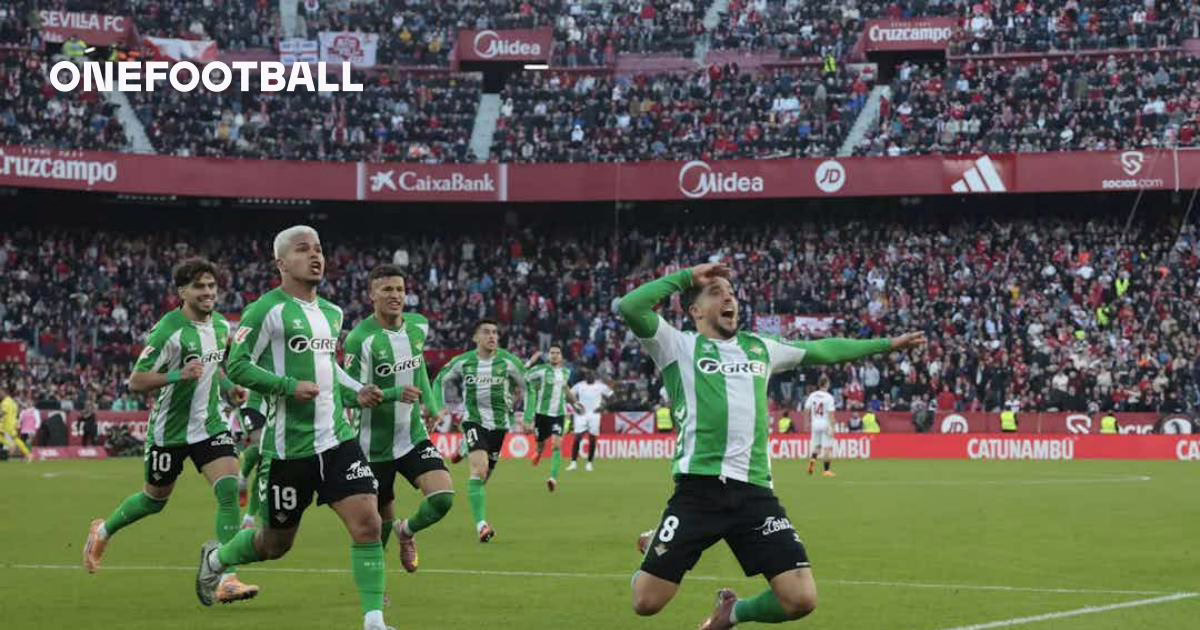 Otra victoria para el Ingeniero: El Betis se impuso 2-0 en el derbi contra el Sevilla (Video)
