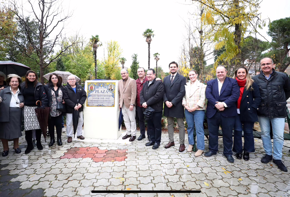 Talavera: El Ayuntamiento rinde homenaje a Julio Mayo con un área en El Prado.