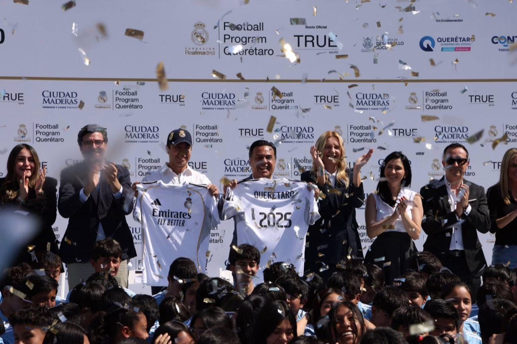 Comienza en Querétaro el Programa Educativo de Fútbol de la Fundación Real Madrid.