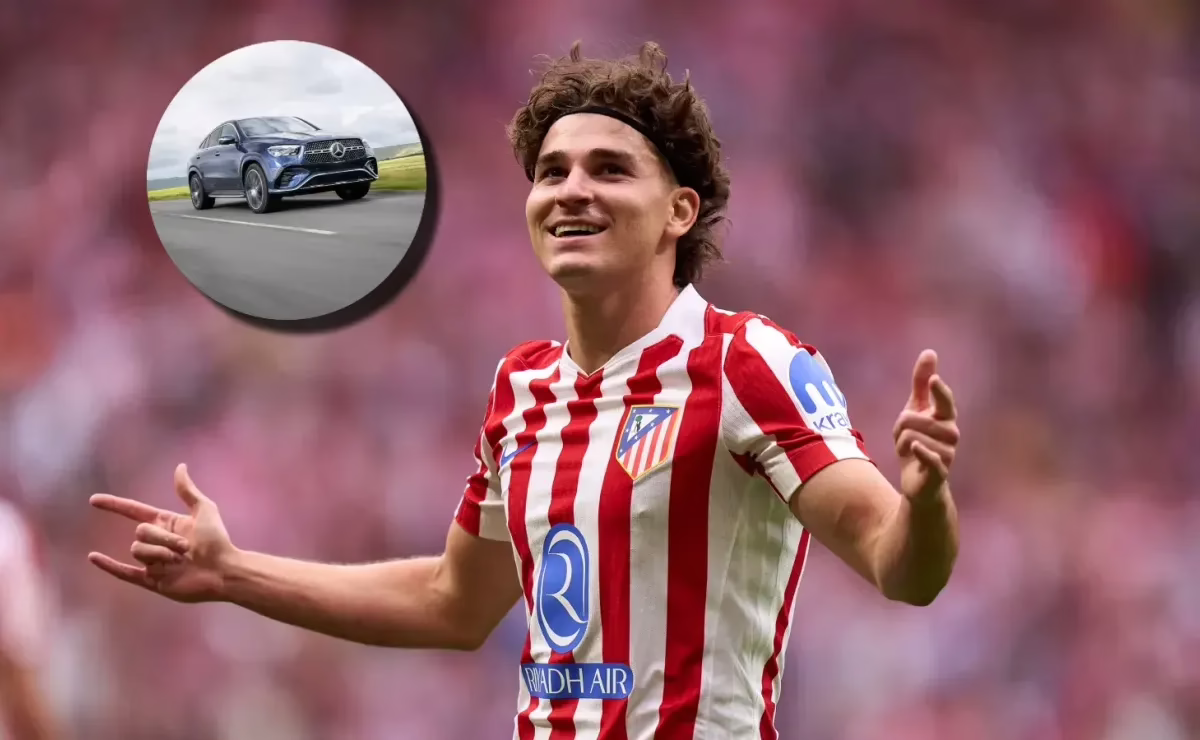 Griezmann posee un Rolls Royce, mientras que este es el automóvil de Julián Álvarez en el Atlético.