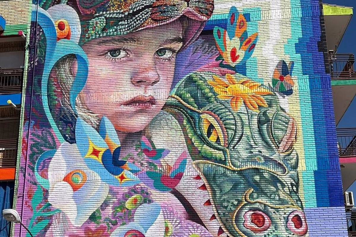 Un mural de Fuenlabrada compite por el título de mejor mural del mundo.
