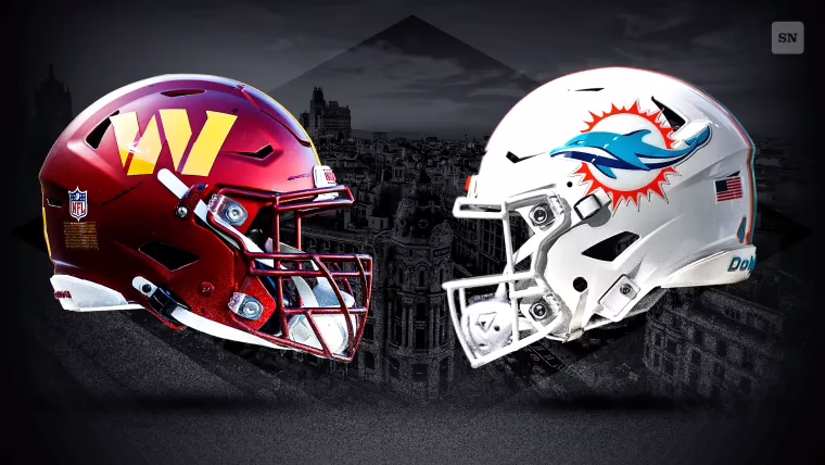 Commanders contra Dolphins, en vivo: Resultados, resúmenes y estado del partido de la NFL en Madrid.