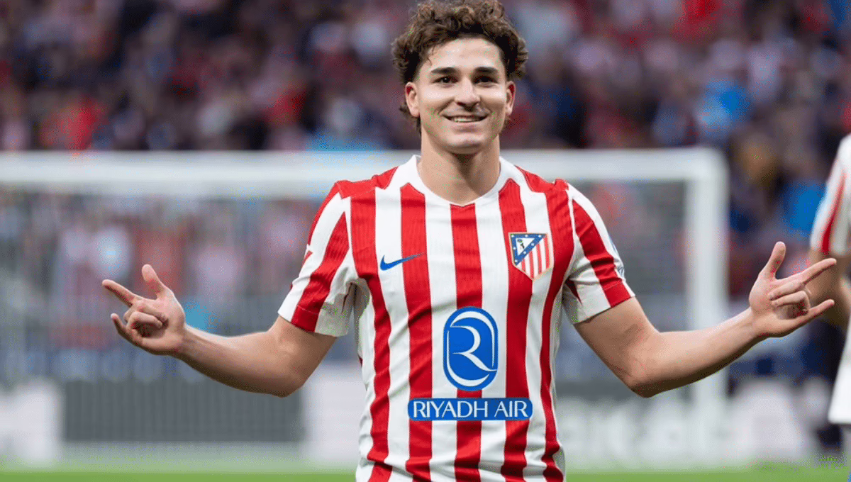 Julián Álvarez anotó con el Atlético de Madrid y continúa destacando en España. ¿Cuántos goles ha conseguido hasta ahora?