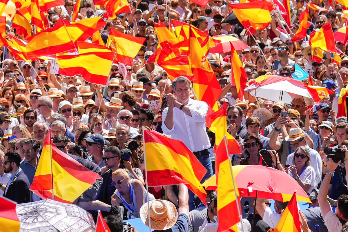 Últimas novedades sobre la concentración del PP en Madrid, transmisión en tiempo real | El PP organiza una nueva manifestación para señalar la "corrupción" del Gobierno de Pedro Sánchez | España