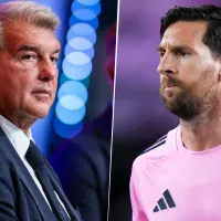 Joan Laporta, presidente del Barcelona, respondió a la publicación de Lionel Messi en el Camp Nou: ”No corresponde”
