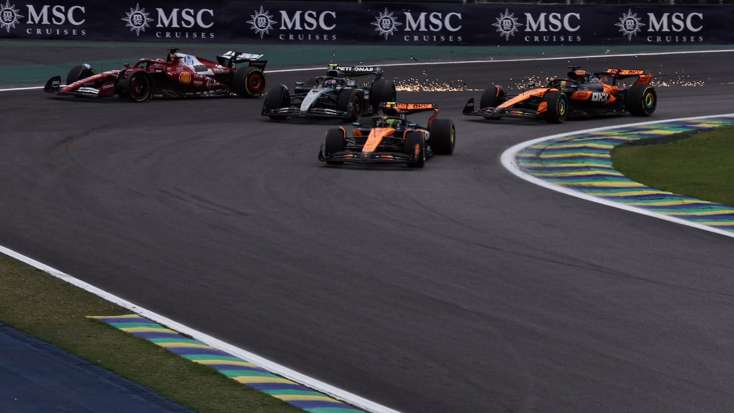 F1 | Gran Premio de Brasil: Norris asume el papel de líder y Verstappen brilla como campeón.