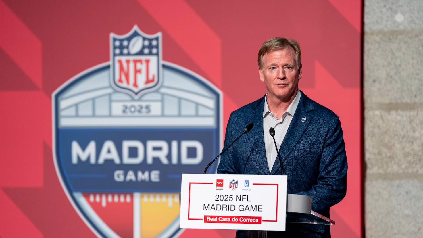 El comisionado de la NFL informa a AS sobre la expansión de partidos en España.