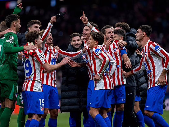 Atlético de Madrid se impuso al Inter en el último minuto.