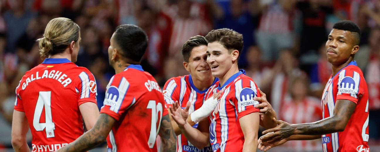 Julián Álvarez y su estado actual en el Atlético de Madrid.