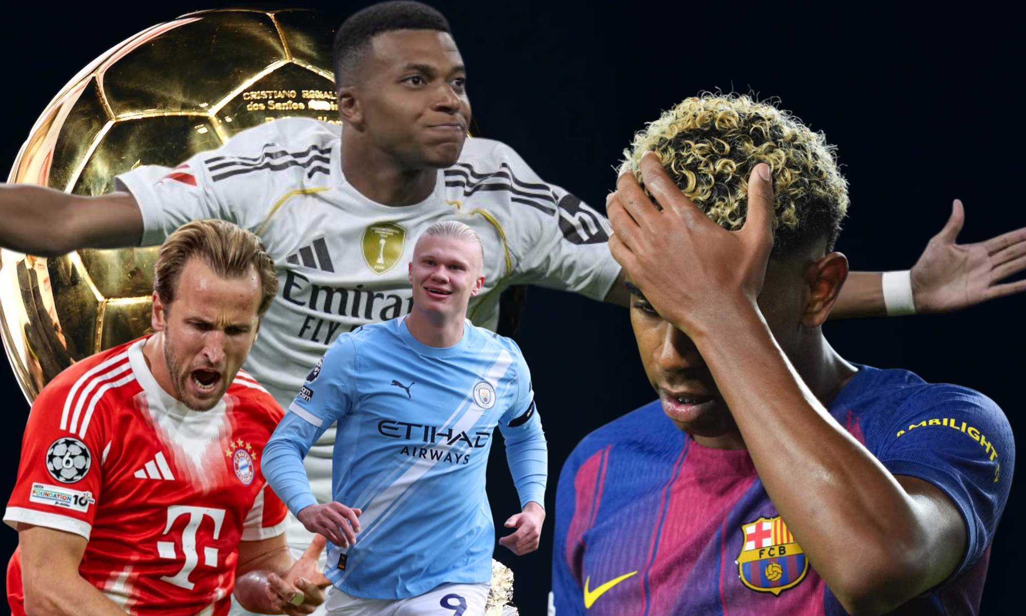 La lista revisada del Balón de Oro 2026: Lamine Yamal se desplaza en el rankings.
