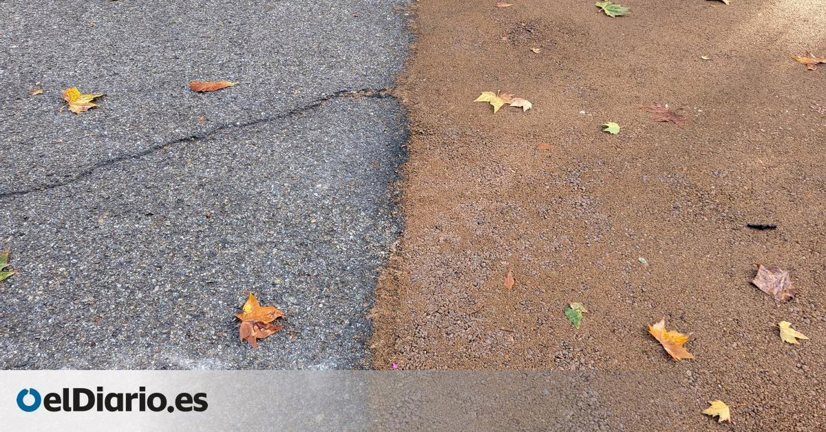 El Parque del Retiro cambia su asfalto gris por uno más seguro, durable y en tonos terrosos.