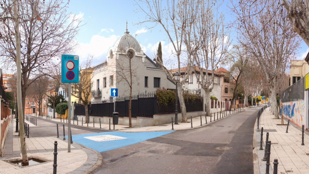 Madrid refuerza la peatonalización de las calles Ángel Ganivet, Averroes y Homero.