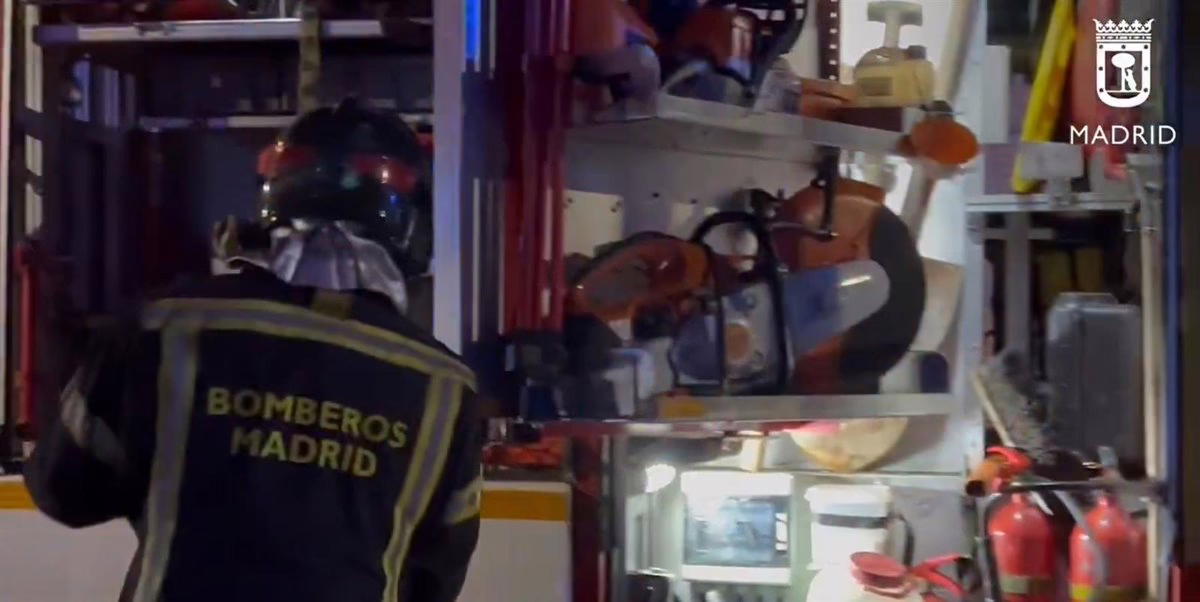Un hombre muere en un incendio en una casa de Villaverde (Madrid).