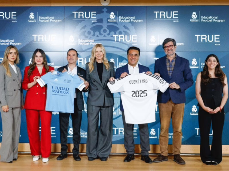 La Fundación Real Madrid presenta su Programa de Fútbol Educativo en Querétaro.