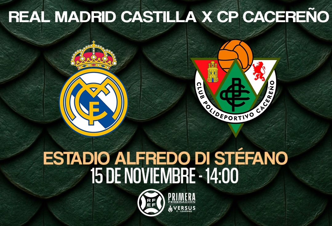 Anticipación | Real Madrid Castilla - CD Cacereño: ausencias destacadas