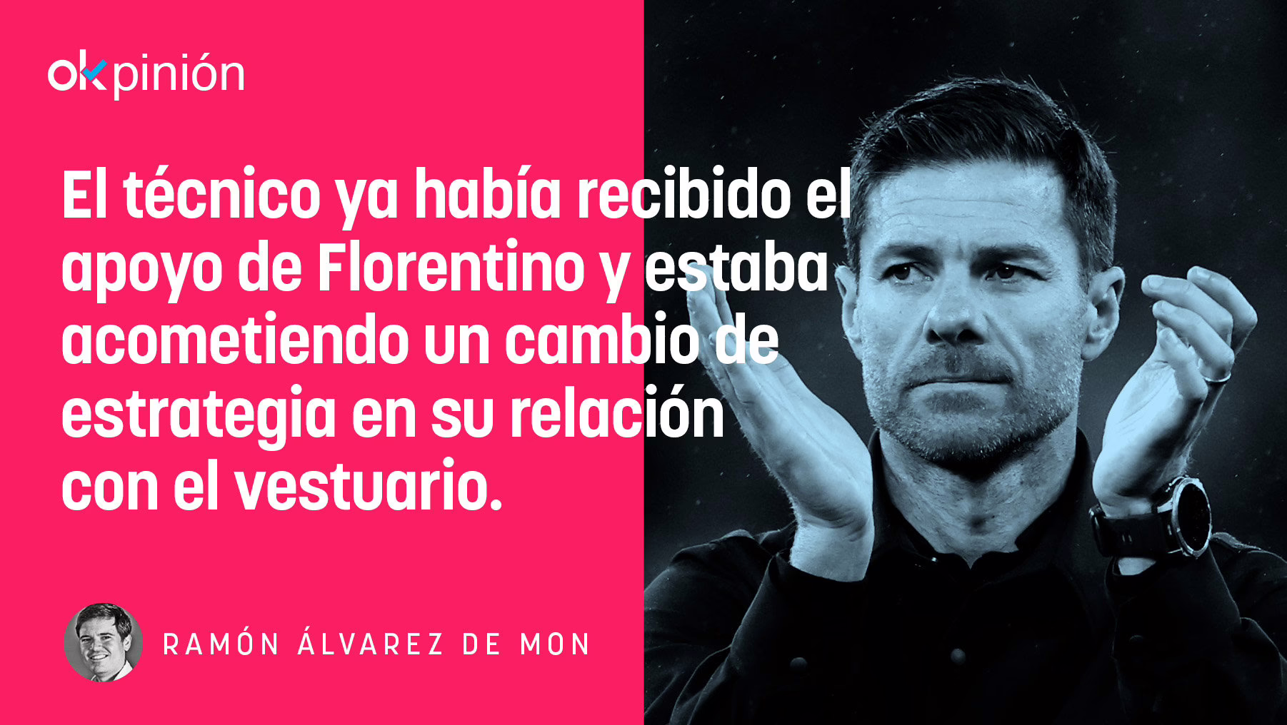 Xabi Alonso y un cambio radical de dirección