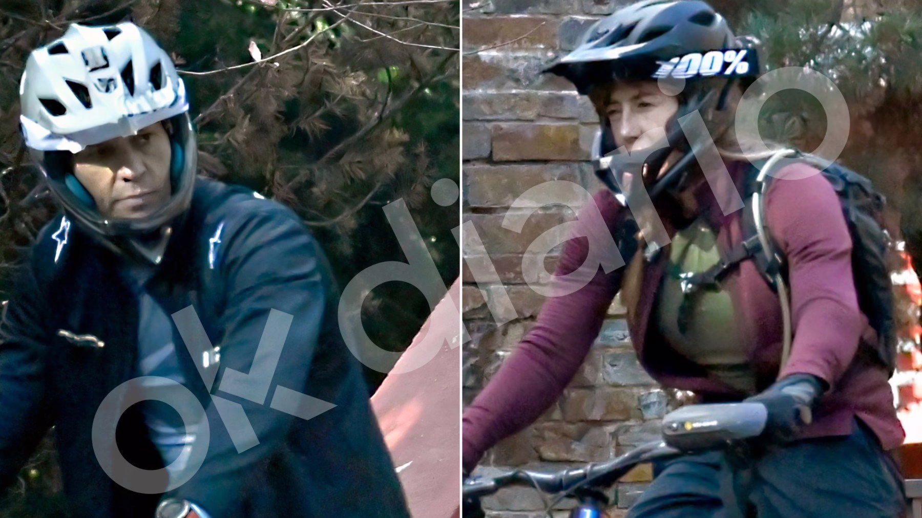 Los escoltas se impresionan con la destreza de Begoña Gómez en la bicicleta de montaña: "Bajaba de manera aterradora".