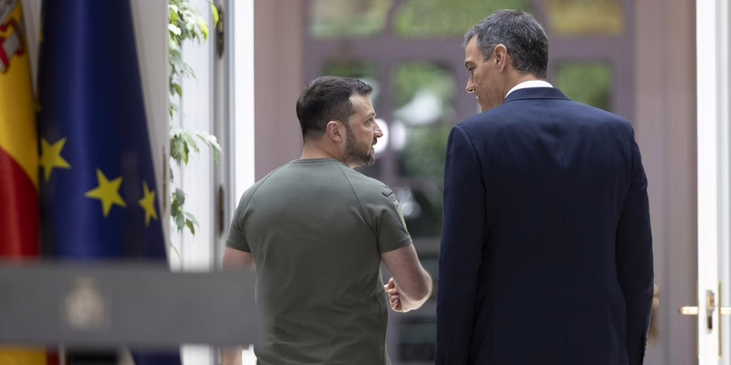 Sánchez y Zelenski se encuentran en Madrid el próximo martes por la tarde.