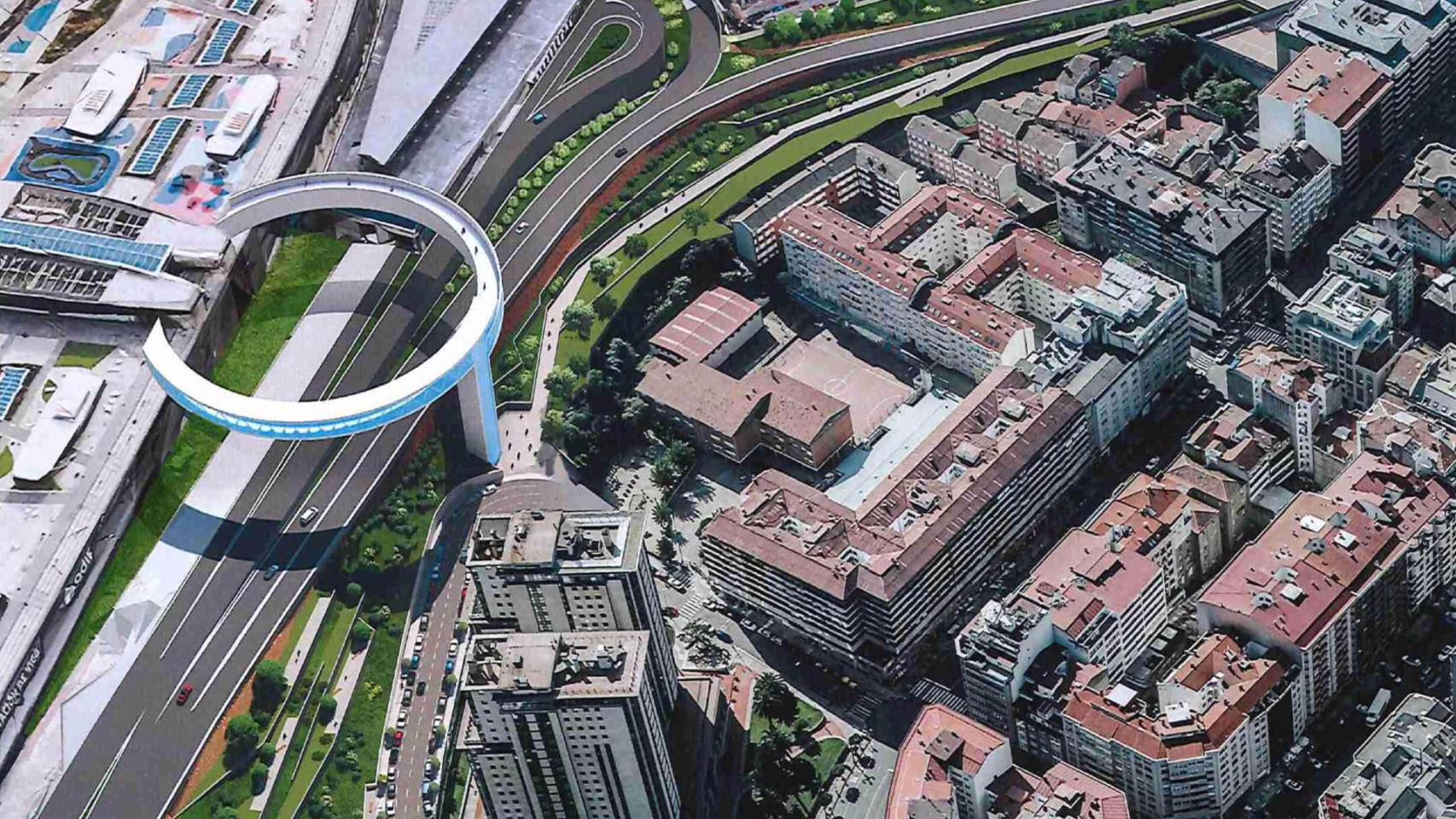 El Ayuntamiento de Vigo y el Ministerio de Transportes mejorarán la integración del tramo de la AP-9 que atraviesa la ciudad.