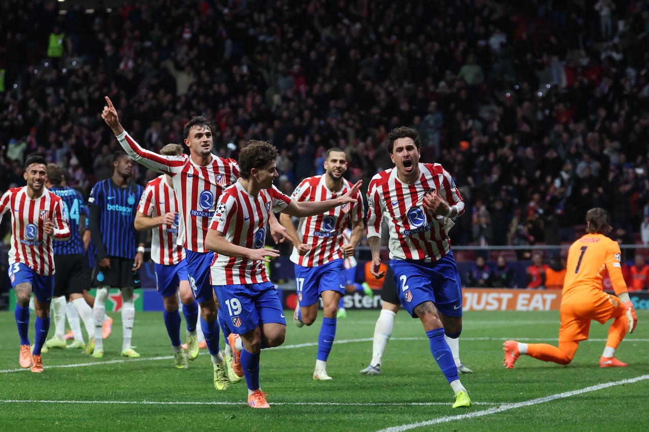 El uruguayo José María Giménez le dio el triunfo sobre el final al Atlético ante el Inter.