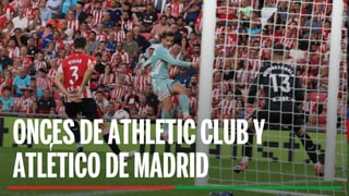 Alineaciones Athletic Club - Atlético de Madrid: Alineación confirmada de Athletic y Atlético de Madrid en la jornada 15 de LaLiga