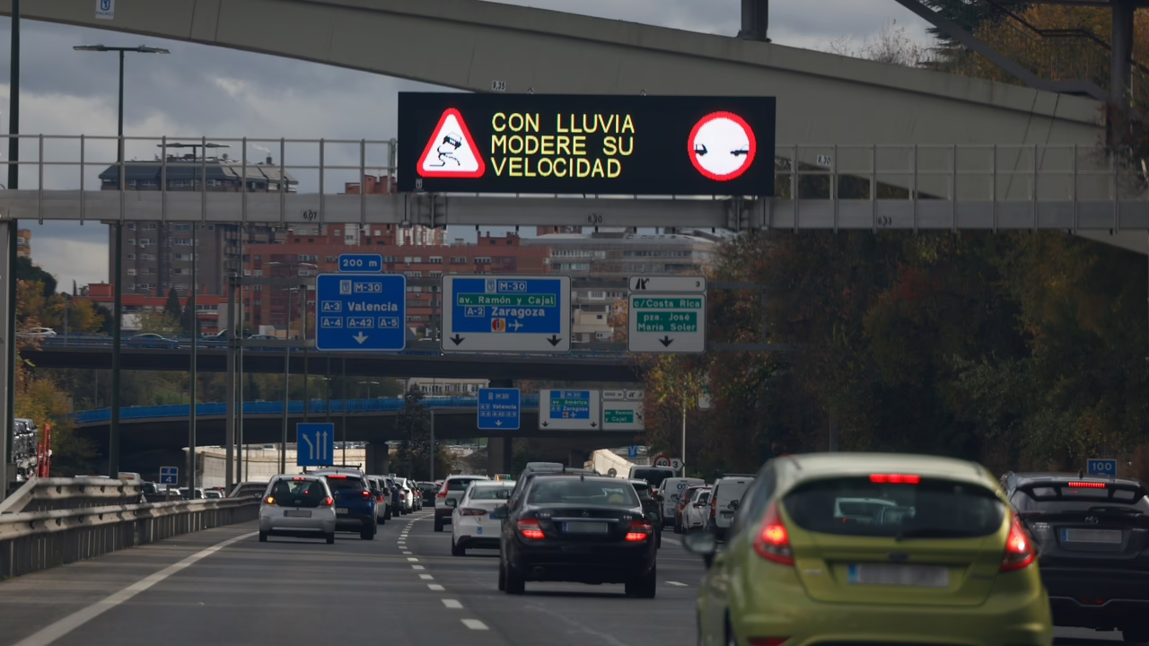 La tormenta Bram provoca precipitaciones en Madrid hasta el fin de semana.