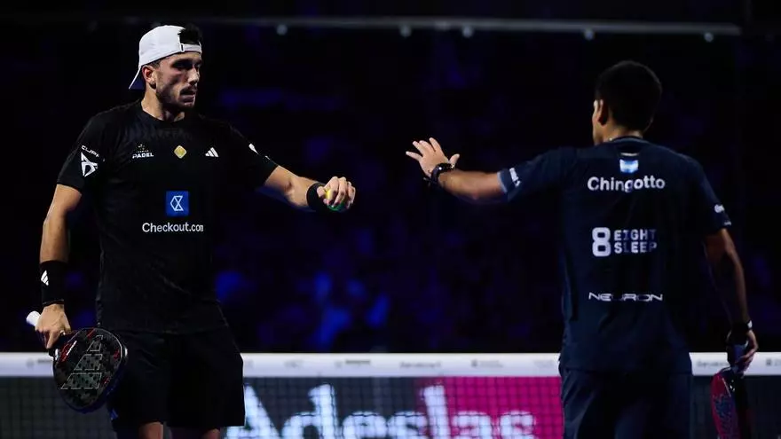 Chingotto y Galán, tras su victoria ante Paquito y Jon