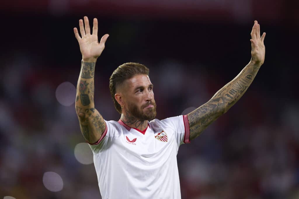 Sergio Ramos, un emblema del Real Madrid vs Sevilla. (Getty Images)