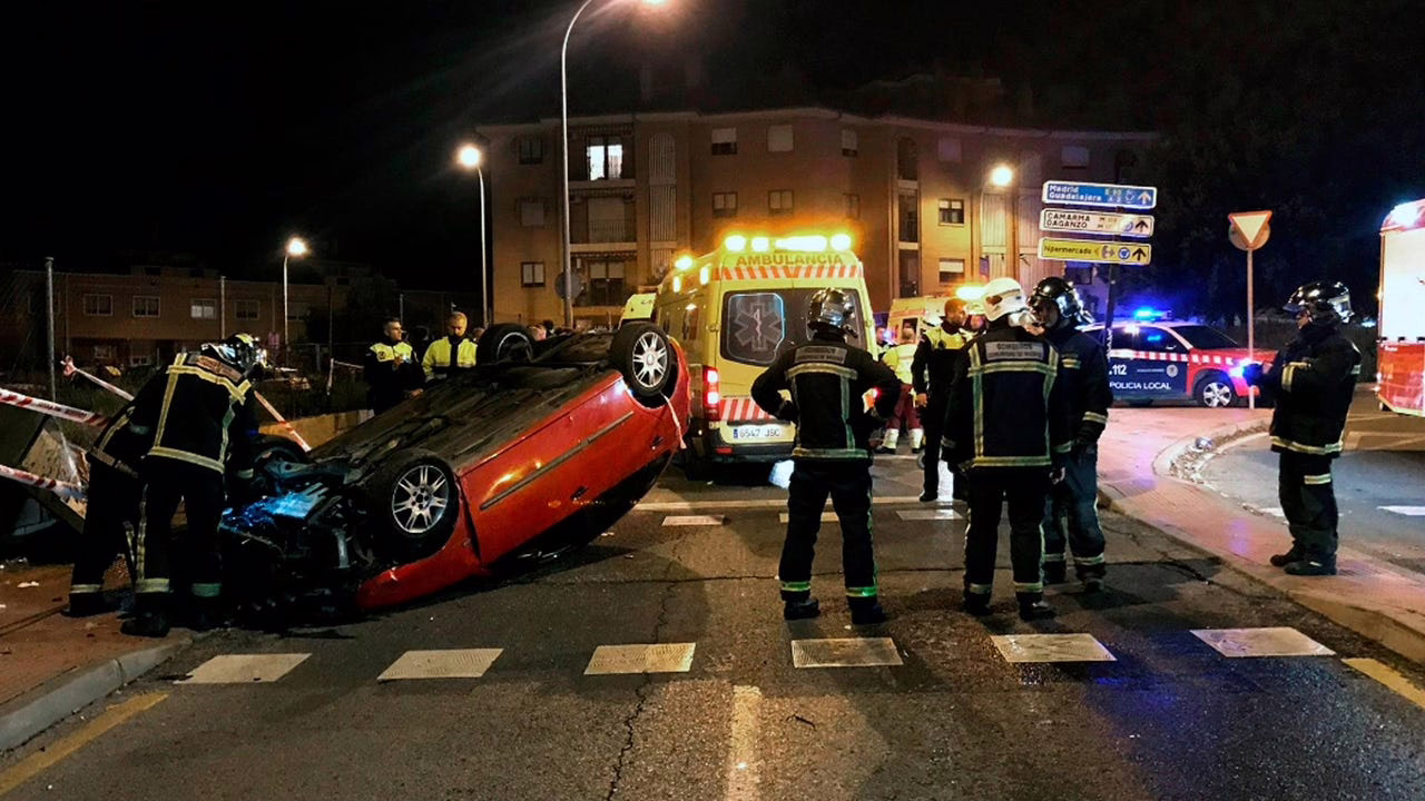 La Nochebuena disminuye las emergencias en Madrid, pero aumenta los siniestros viales.