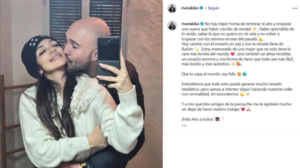 Kiko le dedica unas palabras de amor a su nueva pareja, Lola