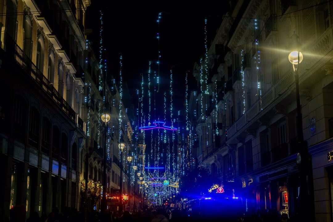 Tren navideño de Navacerrada para enviar cartas al Paje Real.